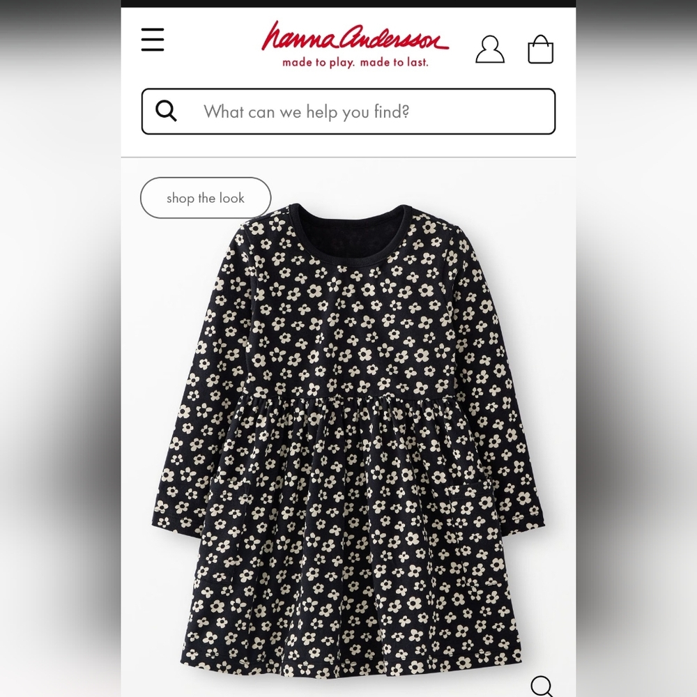 Hanna Andersson Long Sleeve Dress